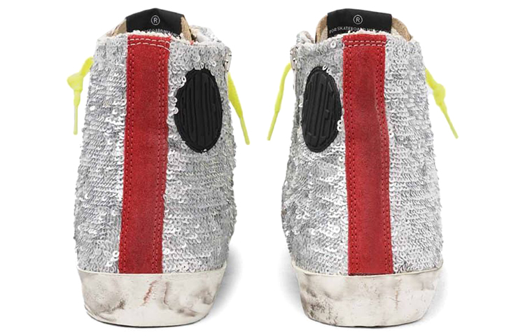 Lookbook (W) Golden Goose Francy ''Paillettes Argento con Stampa Leopardo'' G36WS591.C76