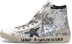 Buy (W) Golden Goose Francy ''Silber Weiß Glitzer Stern'' G36WS591.C47
