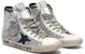 (W) Golden Goose Francy 'Bintang Kilauan Perak Putih' G36WS591.C47