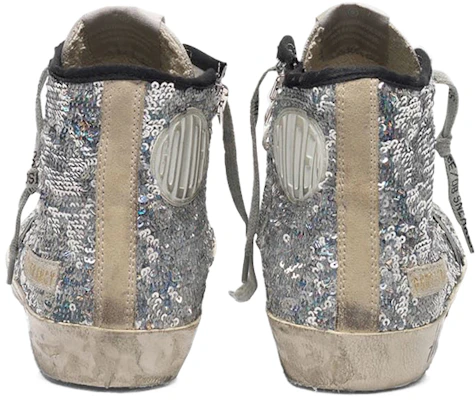 (W) Golden Goose Francy ''Silber Weiß Glitzer Stern'' G36WS591.C47 Lookbook (W) Golden Goose Francy ''Silber Weiß Glitzer Stern'' G36WS591.C47