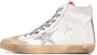 (W) Golden Goose Francy 'Kulit Anak Lembu Putih' GWF00114.F003214.11184