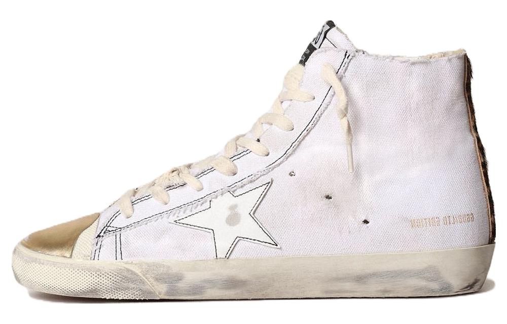 (Women) Golden Goose Francy 'White Canvas Leather High-Top' GWF00362.F003149.11157