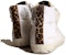 (W) Golden Goose Francy 'Kulit Kanvas Putih Tinggi' GWF00362.F003149.11157