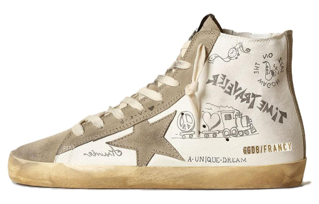 Buy (W) Golden Goose Francy 'Kulit Putih Tinggi-Atas' GWF00113.F003441.81572