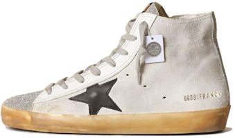 (Women) Golden Goose Francy 'White Leather High-Top' GWF00113.F003367.10250 (Women) Golden Goose Francy 'White Leather High-Top' GWF00113.F003367.10250