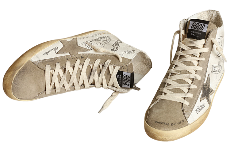 Lookbook (W) Golden Goose Francy 'Kulit Putih Tinggi-Atas' GWF00113.F003441.81572