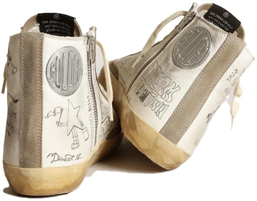 (Women) Golden Goose Francy 'White Leather High-Top' GWF00113.F003441.81572 Shop (Women) Golden Goose Francy 'White Leather High-Top' GWF00113.F003441.81572