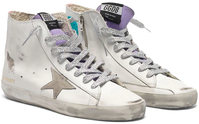 (W) Golden Goose Francy ''Weiß Pinker Stern Used-Look'' G36WS591.C43 Lookbook (W) Golden Goose Francy ''Weiß Pinker Stern Used-Look'' G36WS591.C43