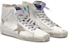 Lookbook (W) Golden Goose Francy ''Weiß Pinker Stern Used-Look'' G36WS591.C43