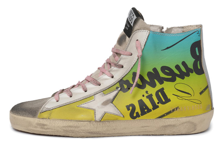 Buy (W) Golden Goose Francy 'Cetakan Kuning Hijau' GWF00113.F000486.80417