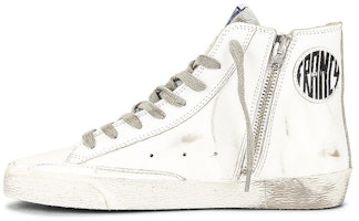 (Women) Golden Goose Francy High 'Distressed White' GWF00113.F000319.10274 (Women) Golden Goose Francy High 'Distressed White' GWF00113.F000319.10274