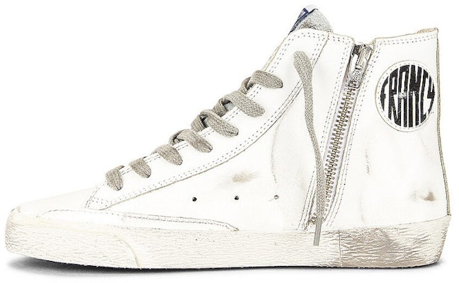 (Women) Golden Goose Francy High 'Distressed White' GWF00113.F000319.10274 Buy (Women) Golden Goose Francy High 'Distressed White' GWF00113.F000319.10274
