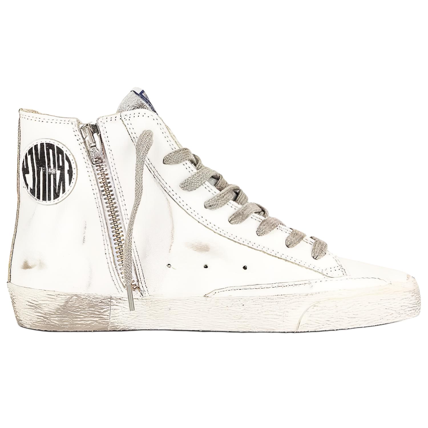 Order (W) Golden Goose Francy High ''Zerkratzt Weiß'' GWF00113.F000319.10274