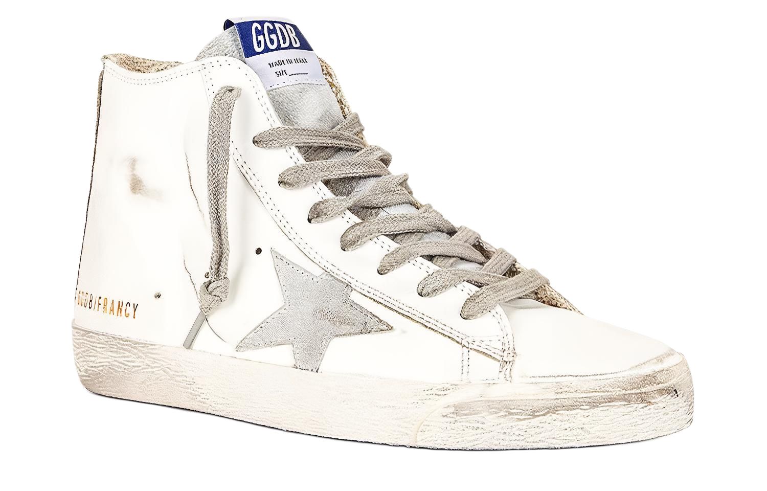 Lookbook (W) Golden Goose Francy High ''Zerkratzt Weiß'' GWF00113.F000319.10274