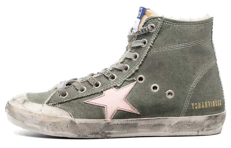 Buy (W) Golden Goose Francy High 'Lona Verde' GWF00114.F002056.35745