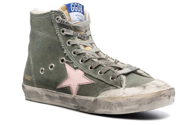 Order (W) Golden Goose Francy 高帮“绿色帆布” GWF00114.F002056.35745