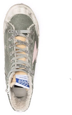 (Women) Golden Goose Francy High 'Green Canvas' GWF00114.F002056.35745 Lookbook (Women) Golden Goose Francy High 'Green Canvas' GWF00114.F002056.35745
