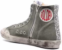 Shop Golden Goose Francy 高筒帆布鞋 女款 綠色