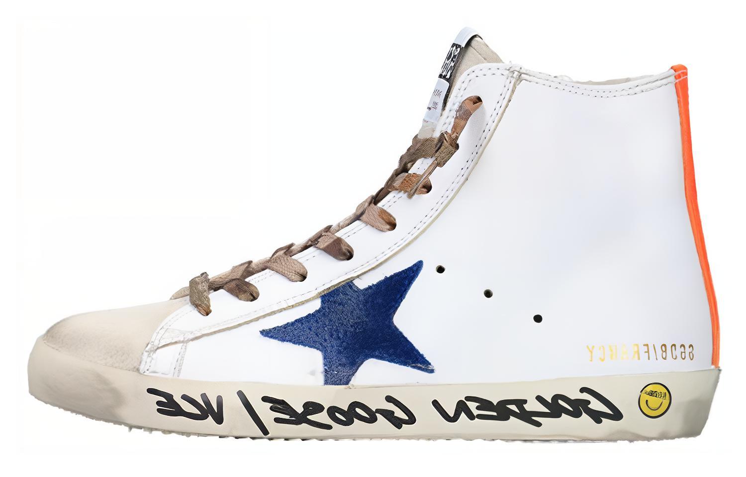 (Women) Golden Goose Francy High 'Grey White Distressed' GTF00113.F002003.10764
