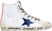 Order (W) Golden Goose Francy High ''Grau Weiß Used-Look'' GTF00113.F002003.10764