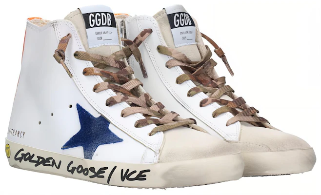 (W) Golden Goose Francy High ''Grau Weiß Used-Look'' GTF00113.F002003.10764 Lookbook (W) Golden Goose Francy High ''Grau Weiß Used-Look'' GTF00113.F002003.10764