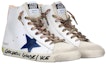 Lookbook (W) Golden Goose Francy Tinggi 'Kelabu Putih Usang' GTF00113.F002003.10764