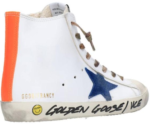 (Women) Golden Goose Francy High 'Grey White Distressed' GTF00113.F002003.10764 Shop (Women) Golden Goose Francy High 'Grey White Distressed' GTF00113.F002003.10764