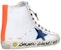(W) Golden Goose Francy Tinggi 'Kelabu Putih Usang' GTF00113.F002003.10764