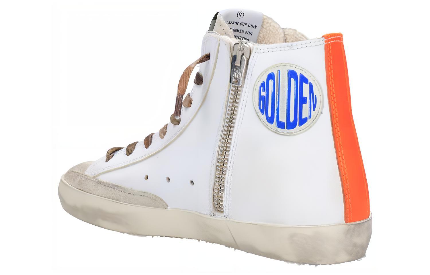 Purchase (W) Golden Goose Francy High ''Grau Weiß Used-Look'' GTF00113.F002003.10764