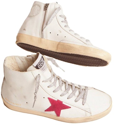 (Women) Golden Goose Francy High 'White Red' GWF00113.F001096.10495 Shop (Women) Golden Goose Francy High 'White Red' GWF00113.F001096.10495