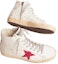 Shop (Women) Golden Goose Francy High 'White Red' GWF00113.F001096.10495