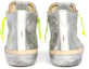 Shop (W) Golden Goose Francy LTD 'Zapatillas Plateadas Altas Desgastadas' GWF00114.F002409.70203