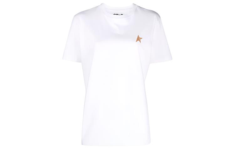 (Women) Golden Goose FW21 Star Print T-Shirt White GWP00880P00059410272