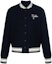 Buy (W) Golden Goose FW22 徽標印花按扣外套 深藍色 GWP00832P00061850486