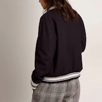 Purchase (W) Golden Goose FW22 徽標印花按扣外套 深藍色 GWP00832P00061850486