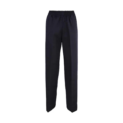 (Women) Golden Goose FW22 Straight-Leg Casual Pants Blue. GWP00821P00062050486