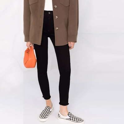 (W) Golden Goose FW22 Seluar Jeans Skinny Hitam GWP00845P00054790100 Details for (W) Golden Goose FW22 Seluar Jeans Skinny Hitam GWP00845P00054790100