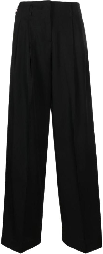 women-golden-goose-fw-23-solid-high-waist-pleated-wide-leg-pants-black-gwp-01203-p00154690100