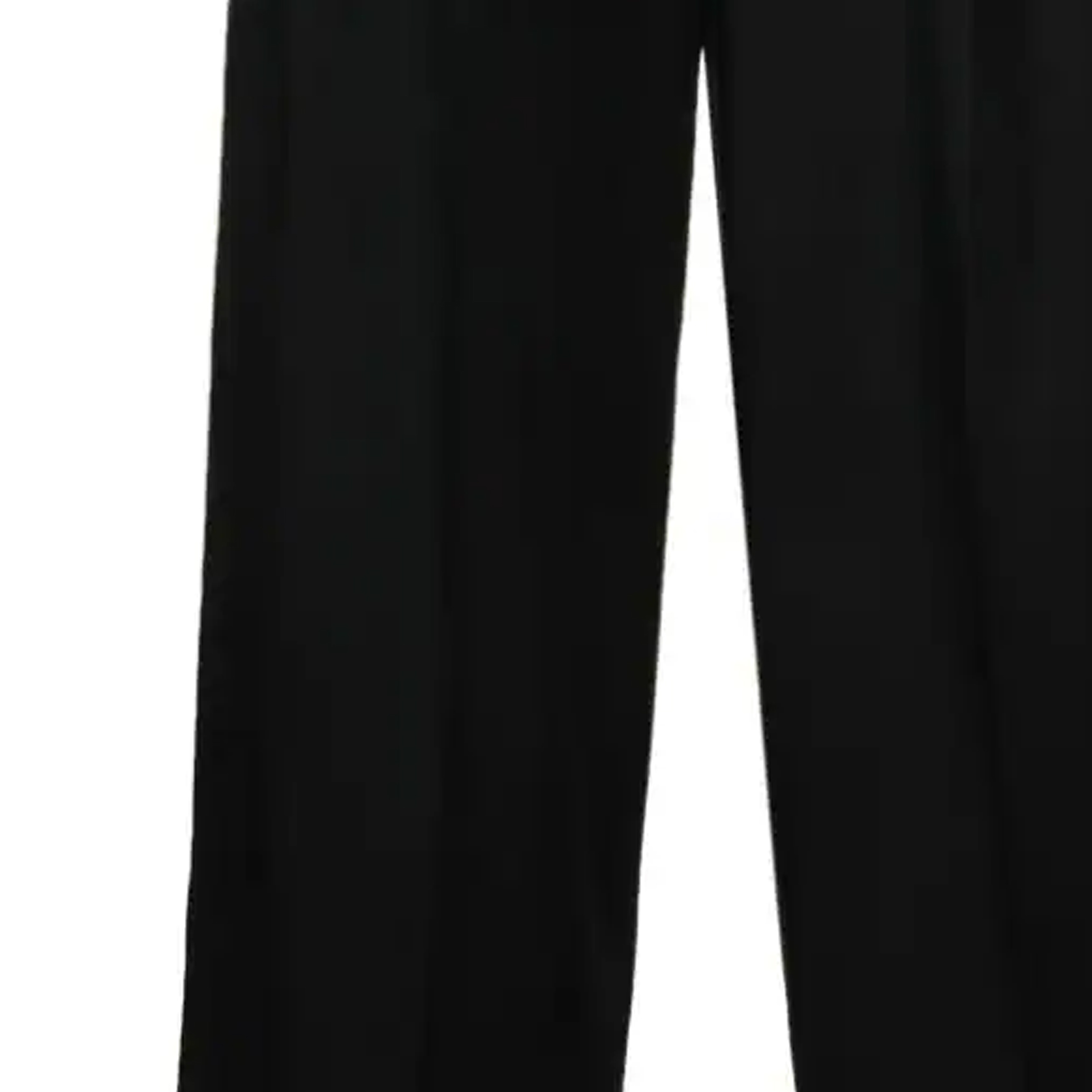 Cheap (W) Golden Goose FW23 Celana High-Waist Wide-Leg Lipit Hitam GWP01203P00154690100