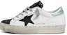(W) Golden Goose Hi-Star 'Hitam Bintang Putih Teal Usang' G36WS945.Q1