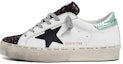 Buy (W) Golden Goose Hi-Star 'Hitam Bintang Putih Teal Usang' G36WS945.Q1