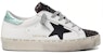 (W) Golden Goose Hi-Star 'Hitam Bintang Putih Teal Usang' G36WS945.Q1