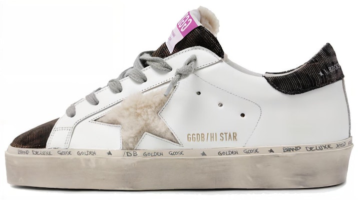 (Women) Golden Goose Hi-Star 'Black White Distressed' GWF00118.F000174.80191 Buy (Women) Golden Goose Hi-Star 'Black White Distressed' GWF00118.F000174.80191
