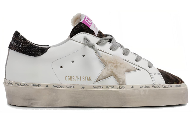 Order (W) Golden Goose Hi-Star ''Zwart Wit Versleten'' GWF00118.F000174.80191