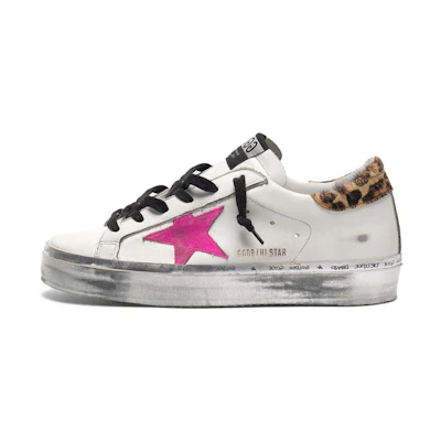 (W) Golden Goose Hi-Star 'Purple Star Leopard Tail'
