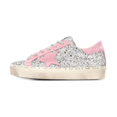 (W) Golden Goose Hi-Star 'Silver Distressed'