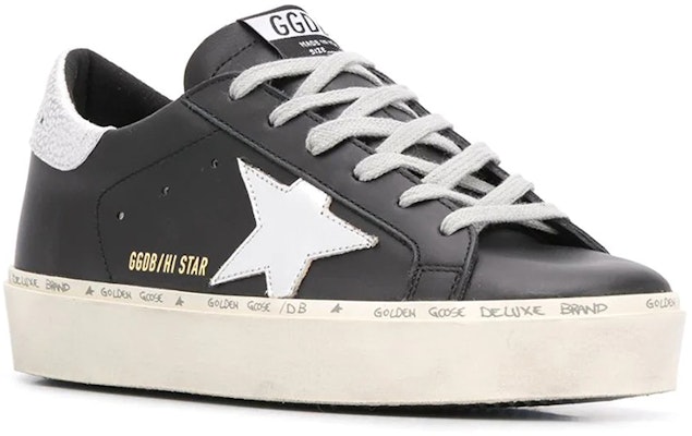 (W) Golden Goose Hi-Star Hitam Perak GWF00118.F000328.90179 Order (W) Golden Goose Hi-Star Hitam Perak GWF00118.F000328.90179