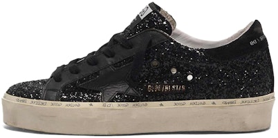 (Women) Golden Goose Hi Star 'Black Glitter' G35WS945.K6 (Women) Golden Goose Hi Star 'Black Glitter' G35WS945.K6