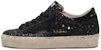 (W) Golden Goose Hi Star 'Hitam Berkilau' G35WS945.K6