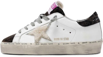 (Women) Golden Goose Hi-Star 'Black White Distressed' GWF00118.F000174.80191 (Women) Golden Goose Hi-Star 'Black White Distressed' GWF00118.F000174.80191